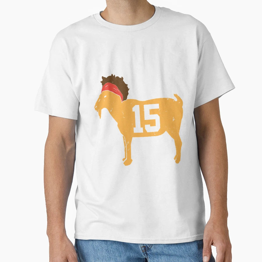 Goat Number 15 Mvp T-Shirt - Graphic Print Unisex - T-Shirt, Sweatshirt, Hoodie