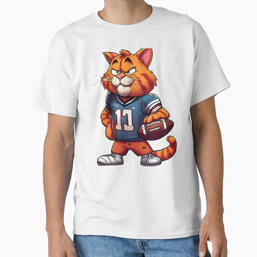 Garf in a soccer player_s outfit by haiderleivart - Adult & Kids T-Shirts, Sweatshirts & Hoodies apparel design preview 1