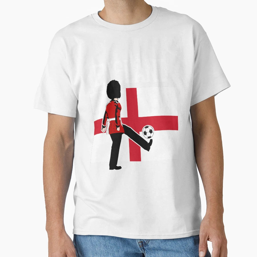 England Soccer Football T-Shirt - Fun Novelty Design for Adults - T-Shirt, Sweatshirt, Hoodie