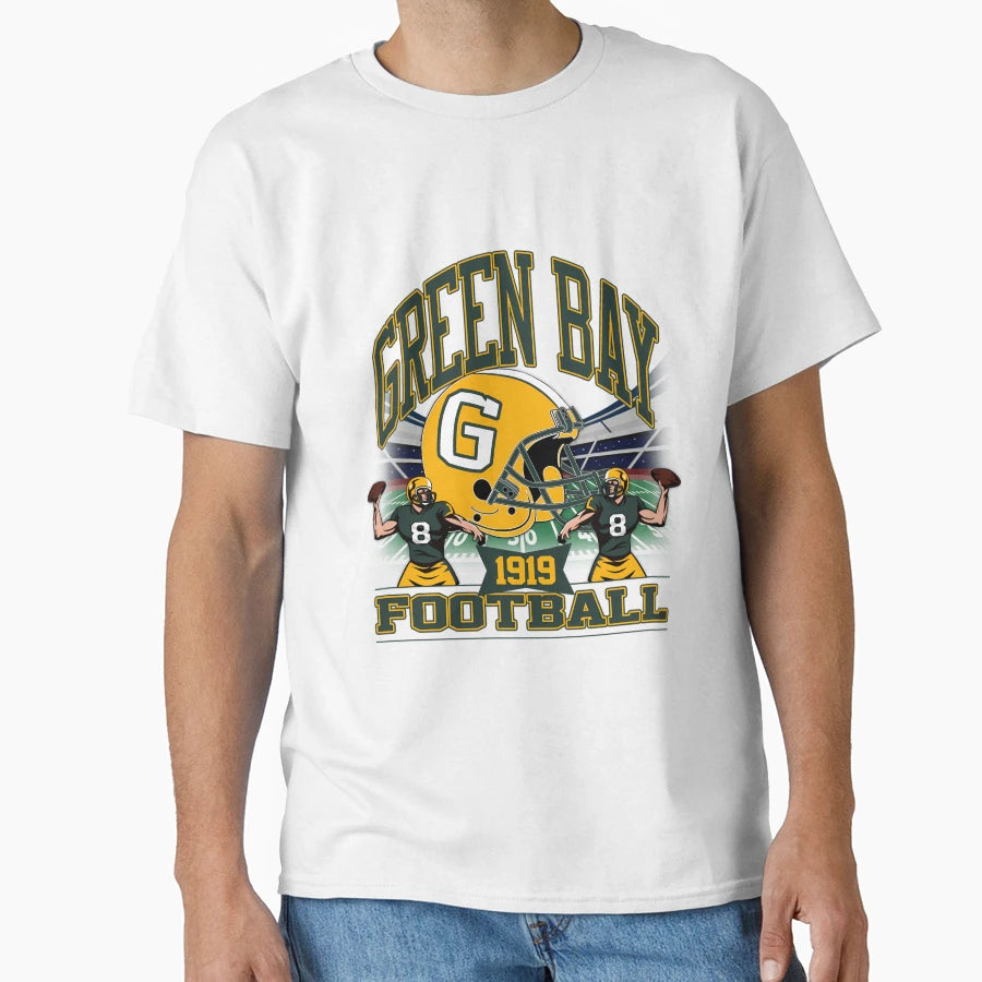 Green Bay Football Gridiron Legacy T-Shirt - Aesthetic Graphic Unisex - T-Shirt, Sweatshirt, Hoodie