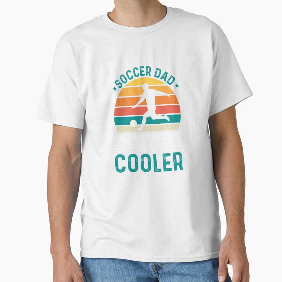 Soccer Dad Like A Regular But Cooler by simplife-art - Adult & Kids T-Shirts, Sweatshirts & Hoodies apparel design preview 1