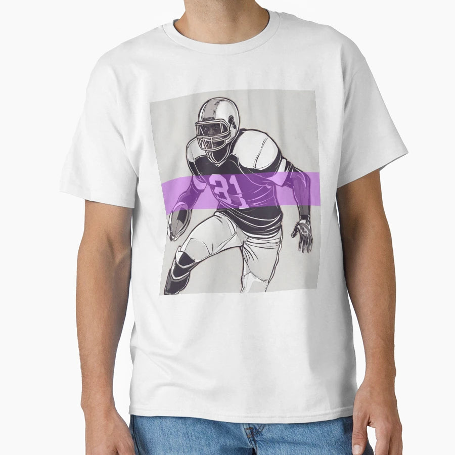 Football Player T-Shirt - Fun Novelty Design Unisex - T-Shirt, Sweatshirt, Hoodie