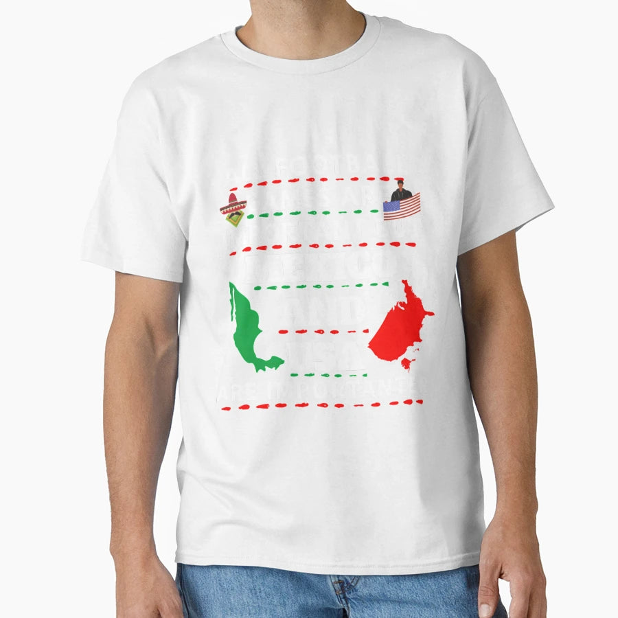 Usa And Mexico Soccer Or Football Lover T-Shirt - Unique Graphic Men Women - T-Shirt, Sweatshirt, Hoodie