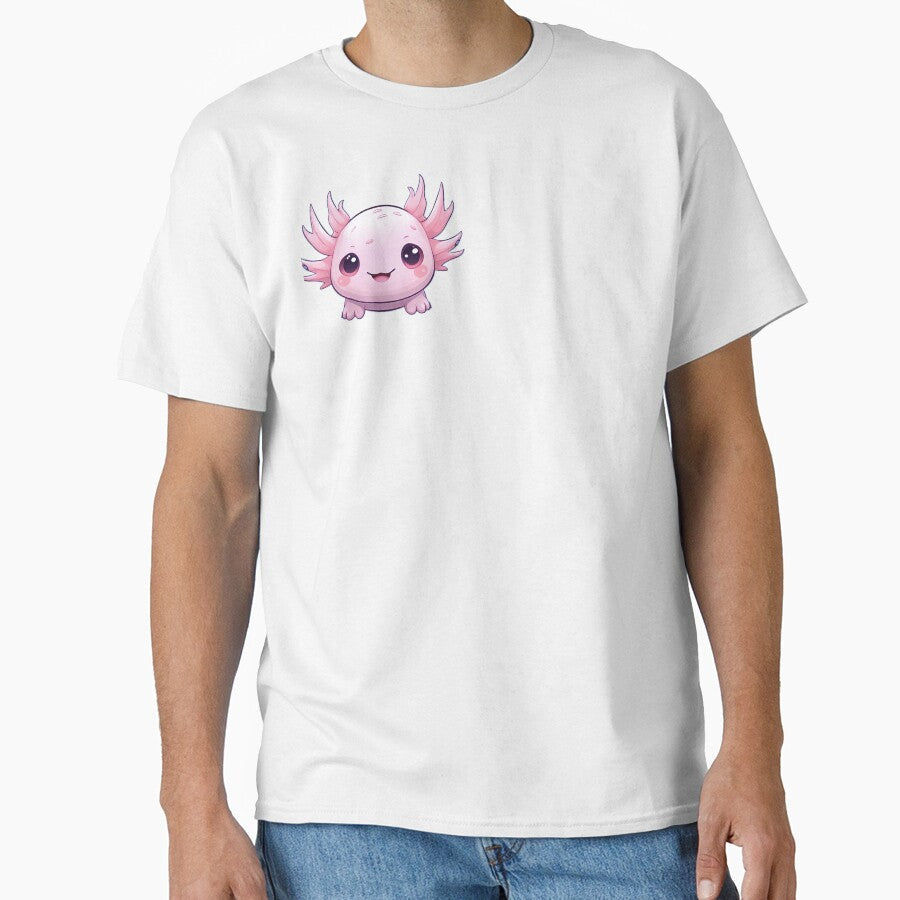 Axolotl Cuteness by CharlieMakes - Adult & Kids T-Shirts, Sweatshirts & Hoodies apparel design preview 1
