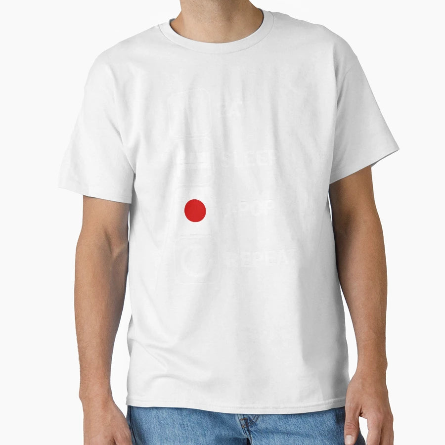 Eat Sleep J Pop Japanese Music Jpop T-Shirt - Trendy Graphic for Adults - T-Shirt, Sweatshirt, Hoodie