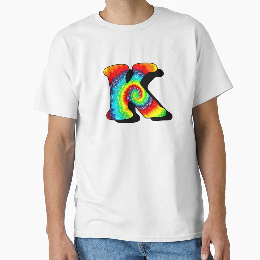 K Alphabet Letter Initial T-Shirt - Custom Art Print Unisex - T-Shirt, Sweatshirt, Hoodie