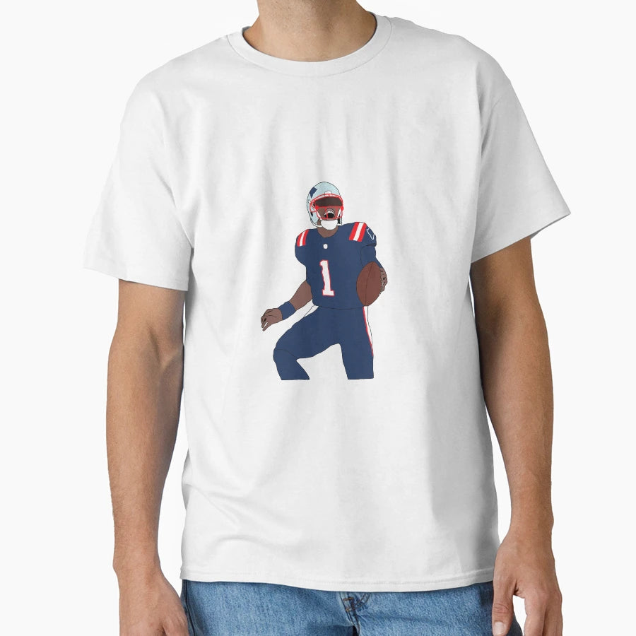 New England Patriots Cam Newton T-Shirt - Minimalist Print Men Women - T-Shirt, Sweatshirt, Hoodie