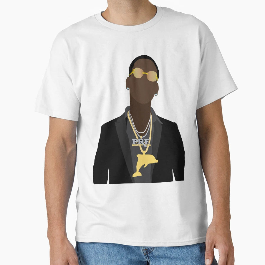 Minimal Young Dolph T-Shirt - Custom Art Print Men Women - T-Shirt, Sweatshirt, Hoodie