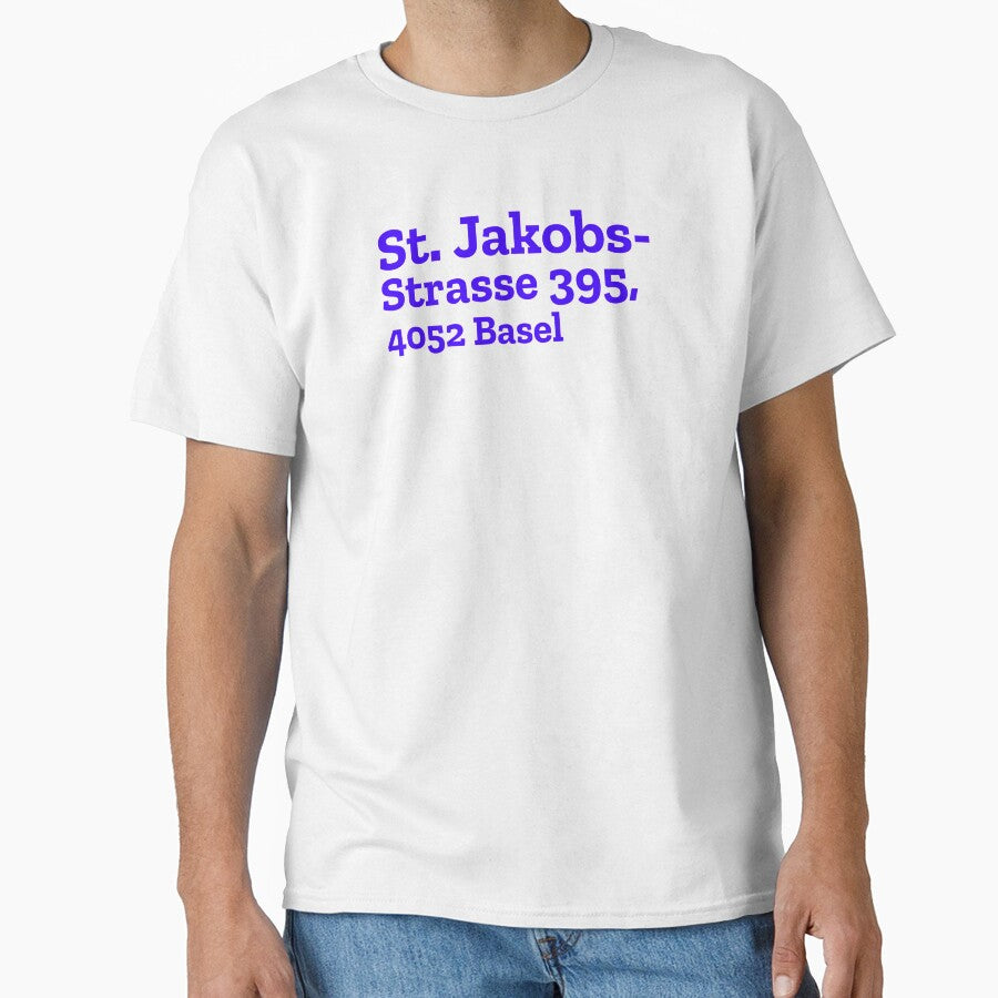 Basel Stadium Address by The Chuck Wagon - Adult & Kids T-Shirts, Sweatshirts & Hoodies apparel design preview 1