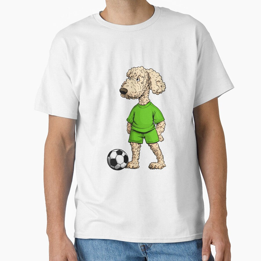 Poodle Football Dog by Soulskier - Adult & Kids T-Shirts, Sweatshirts & Hoodies apparel design preview 1