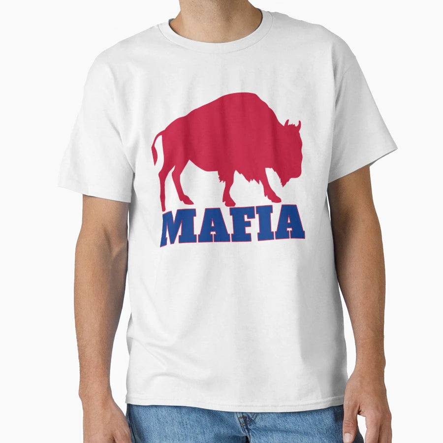 Bills Mafia Great Gift Buffalo T-Shirt - Minimalist Print for Adults - T-Shirt, Sweatshirt, Hoodie