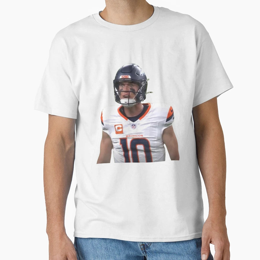 Bo Nix Crazy Eyes T-Shirt - Minimalist Print for Adults - T-Shirt, Sweatshirt, Hoodie
