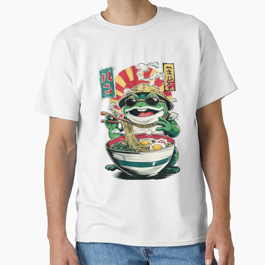 Cool Street Samurai Frog by Region - Adult & Kids T-Shirts, Sweatshirts & Hoodies apparel design preview 1