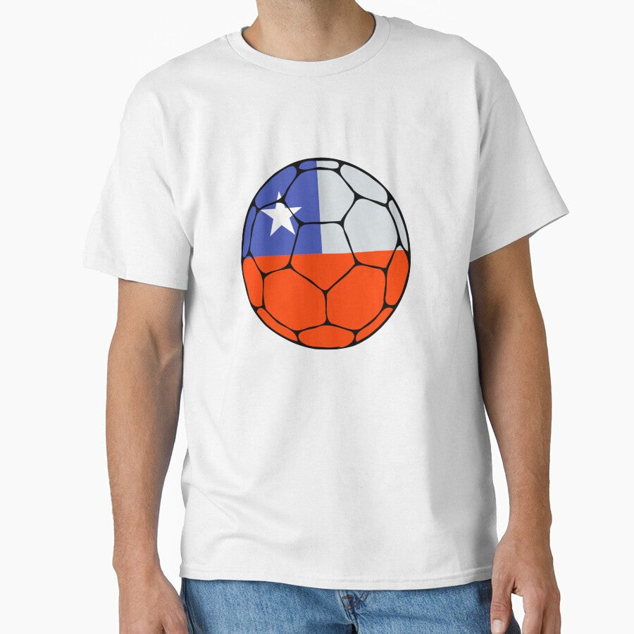 Chile Soccer Ball by ehgraphics15 - Adult & Kids T-Shirts, Sweatshirts & Hoodies apparel design preview 1