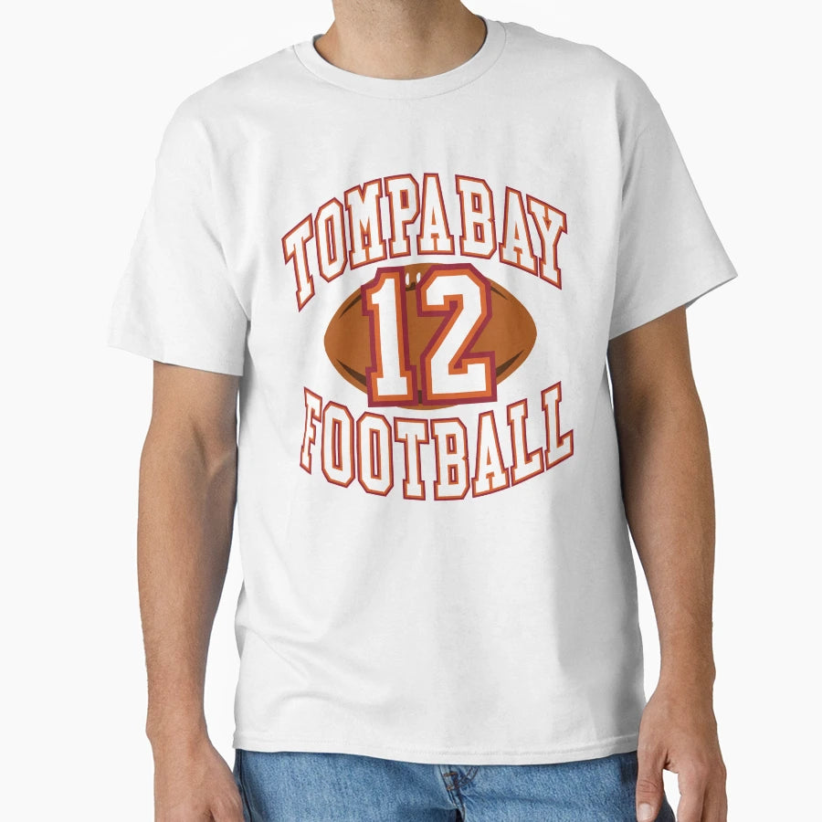 Tompa Bay 12 Football T-Shirt - Streetwear Style for Adults - T-Shirt, Sweatshirt, Hoodie