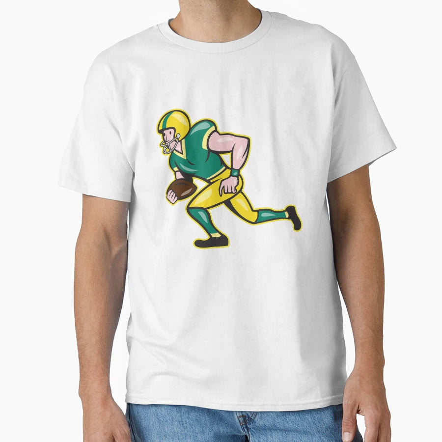 American Football Wide Receiver Running T-Shirt - Graphic Print for Adults - T-Shirt, Sweatshirt, Hoodie