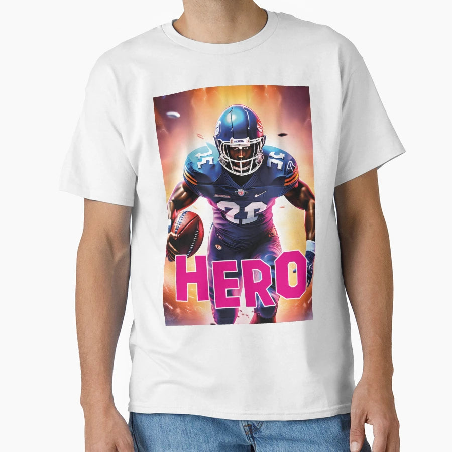 American Football Action Dynamic T-Shirt - Casual Everyday Wear Unisex - T-Shirt, Sweatshirt, Hoodie