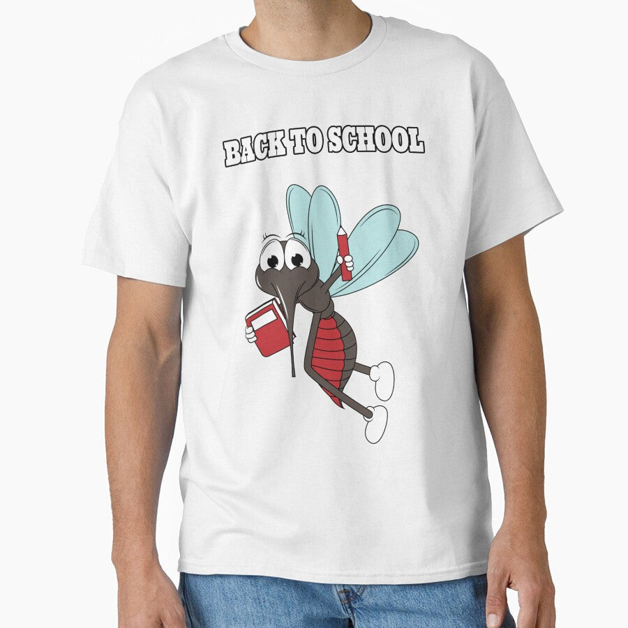 Mosquito fun back to school by Astralia - Adult & Kids T-Shirts, Sweatshirts & Hoodies apparel design preview 1