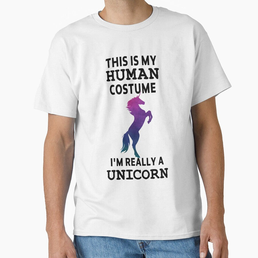 Gift unicorn lover halloween fall autumn funny - Adult & Kids T-Shirts, Sweatshirts & Hoodies apparel design preview 1