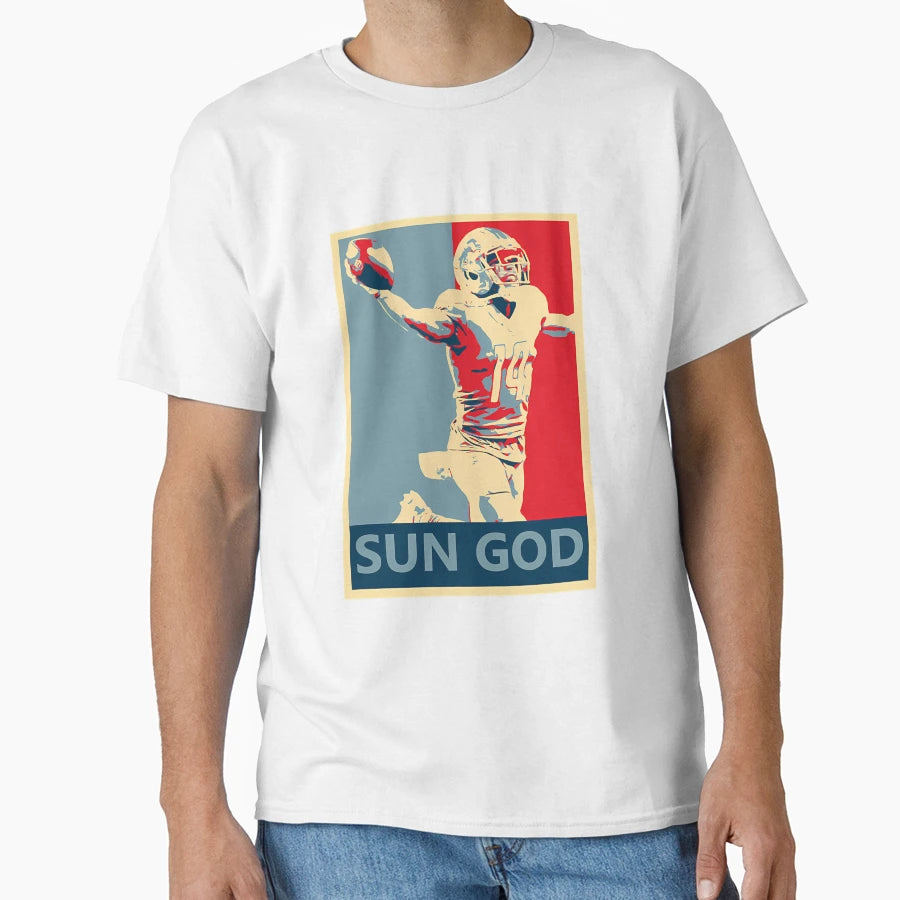 Amon Ra St Brown Detroit Lions Sun T-Shirt - Custom Art Print for Adults - T-Shirt, Sweatshirt, Hoodie