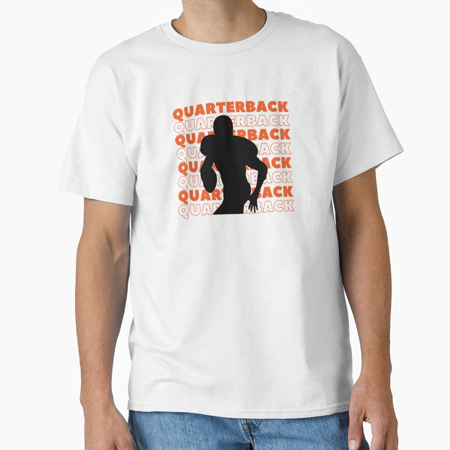 Quarterback Player T-Shirt - Custom Art Print Unisex - T-Shirt, Sweatshirt, Hoodie