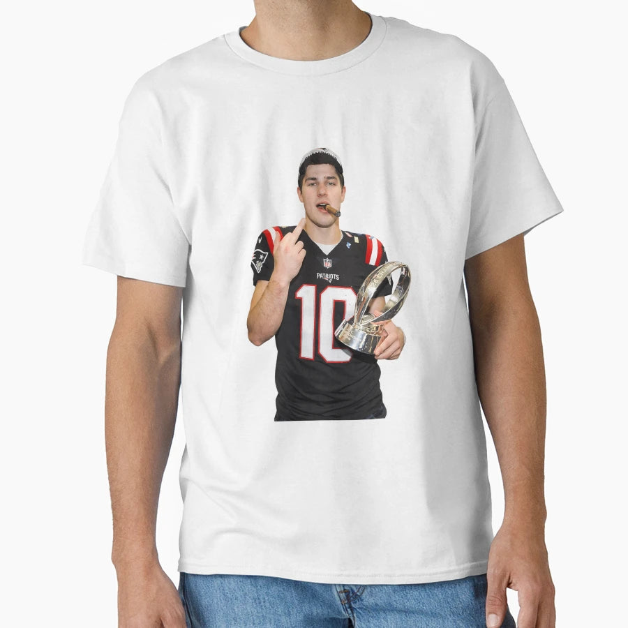 Drake Maye Maye 10 New England Football T-Shirt - Unique Graphic for Adults - T-Shirt, Sweatshirt, Hoodie