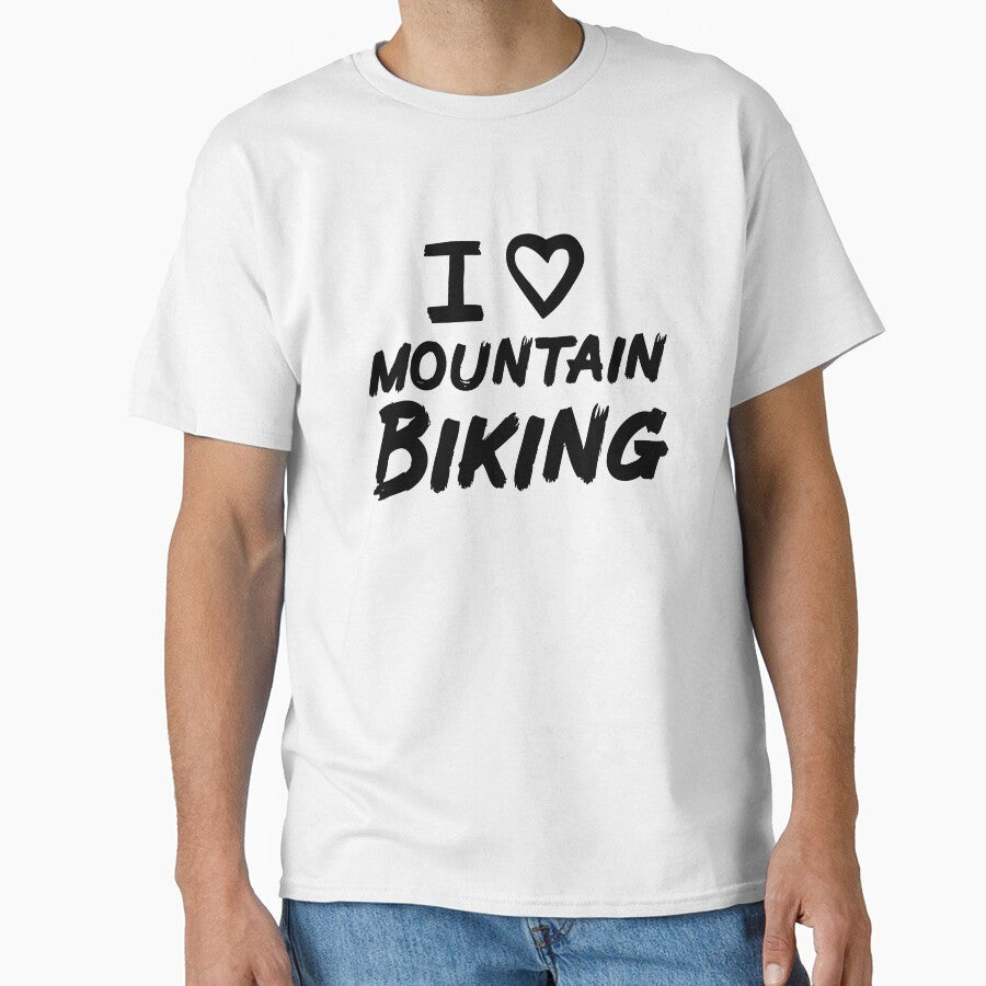 I Love Mountain Biking for Fans by Mochi-Merch - Adult & Kids T-Shirts, Sweatshirts & Hoodies apparel design preview 1