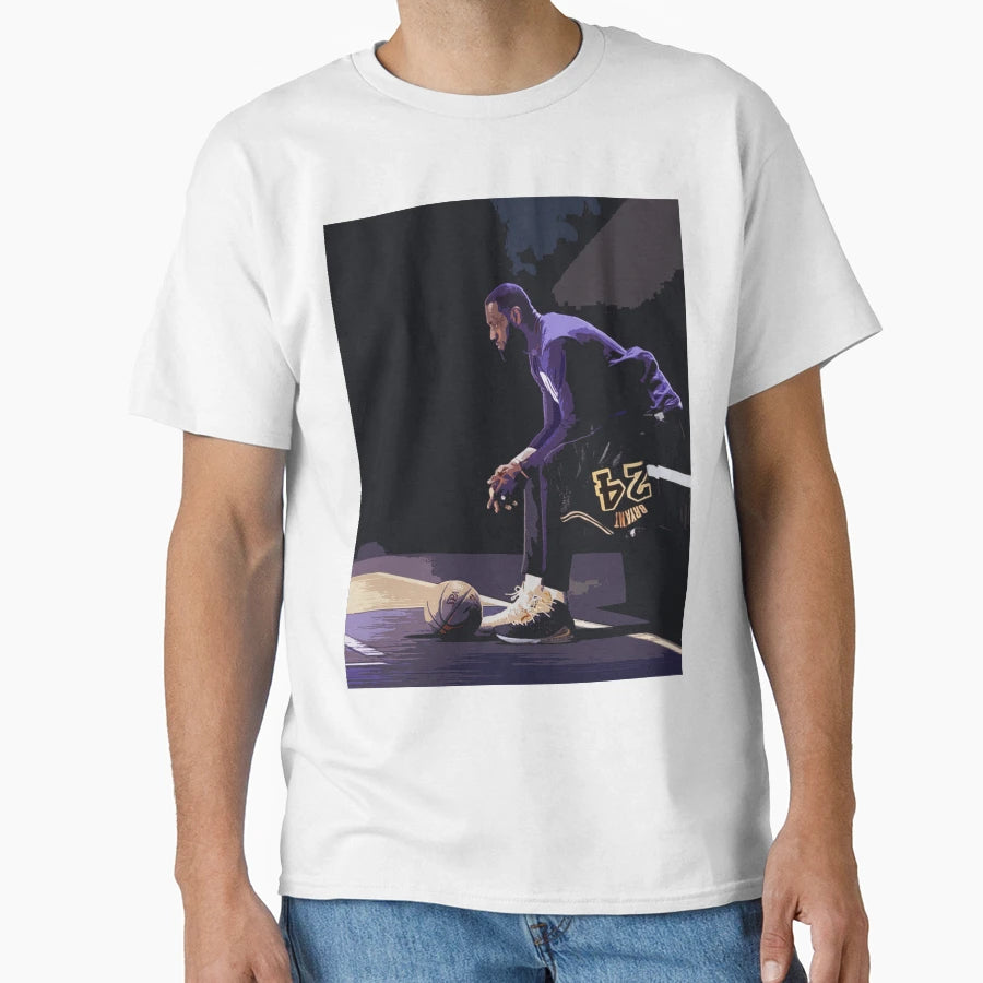 King Lebron James T-Shirt - Minimalist Print Men Women - T-Shirt, Sweatshirt, Hoodie