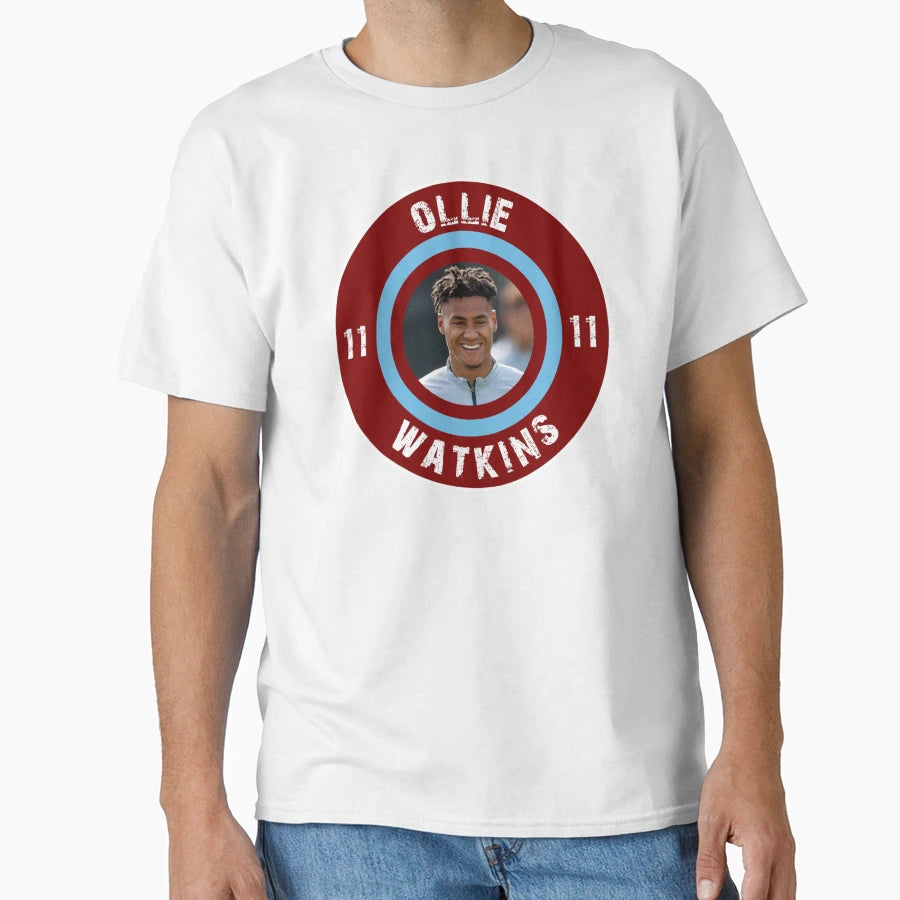 Ollie Watkins T-Shirt - Minimalist Print Men Women - T-Shirt, Sweatshirt, Hoodie
