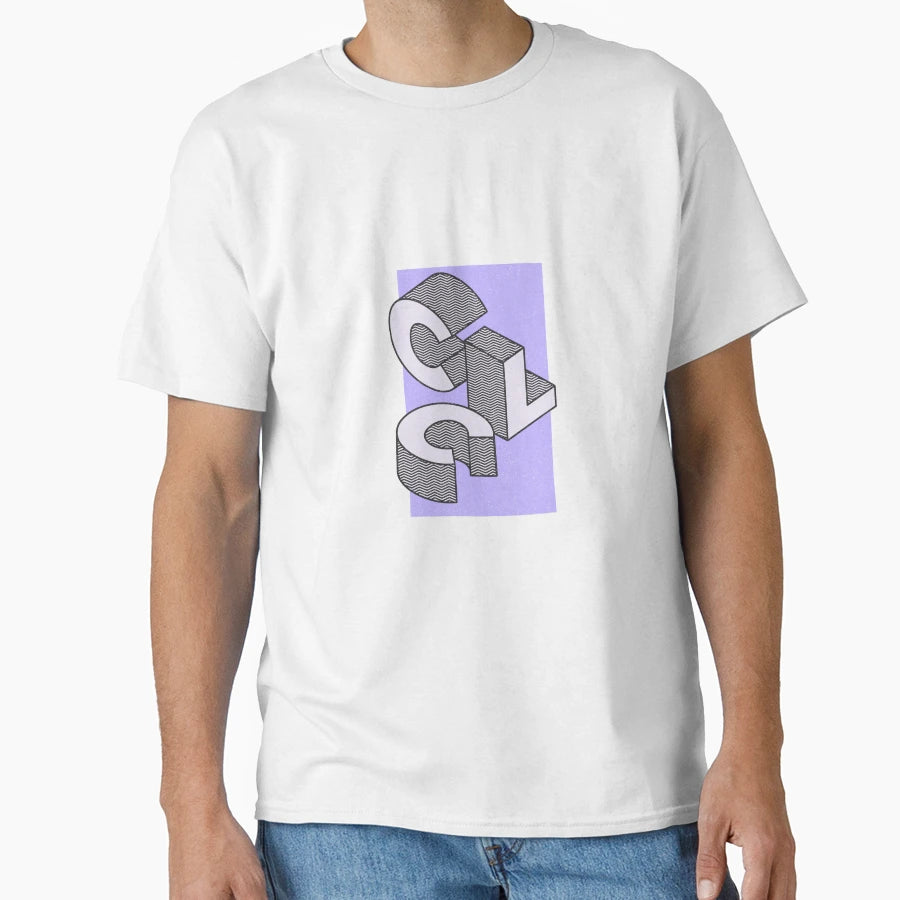 Clc Purple Line T-Shirt - Aesthetic Graphic for Adults - T-Shirt, Sweatshirt, Hoodie