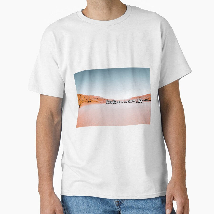 Sandy desert with blue sky at Antelope Canyon, - Adult & Kids T-Shirts, Sweatshirts & Hoodies apparel design preview 1