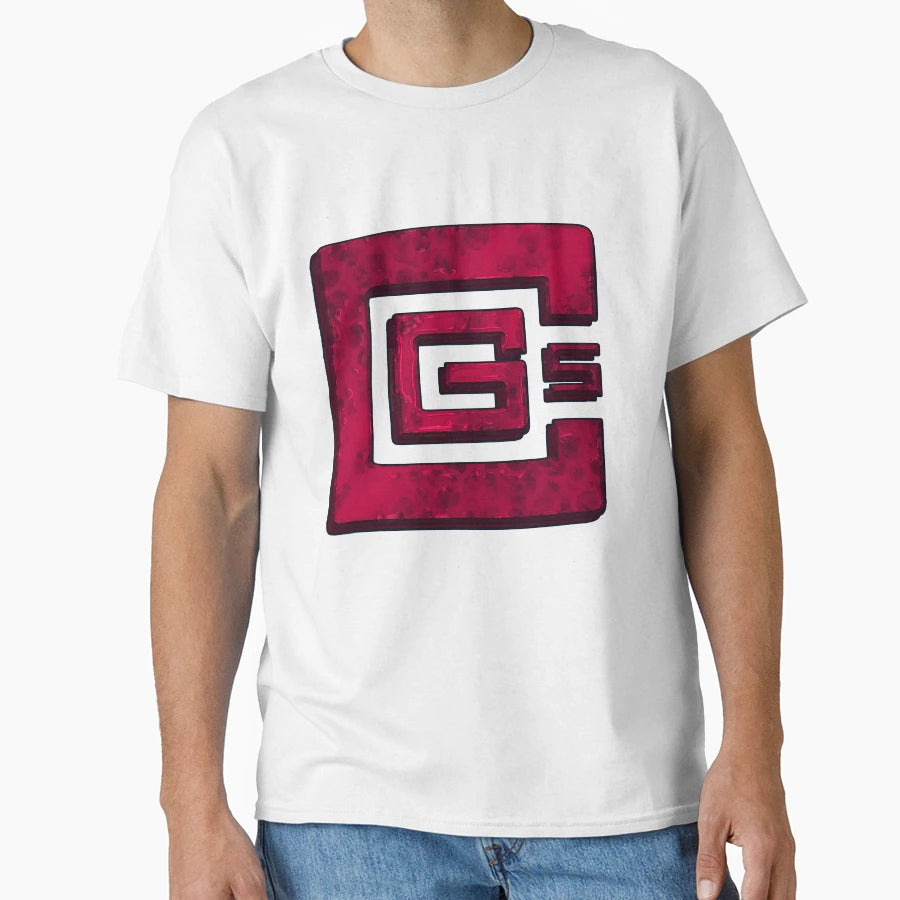 Red Cg5 Logo Fan Time Only T-Shirt - Graphic Print Men Women - T-Shirt, Sweatshirt, Hoodie