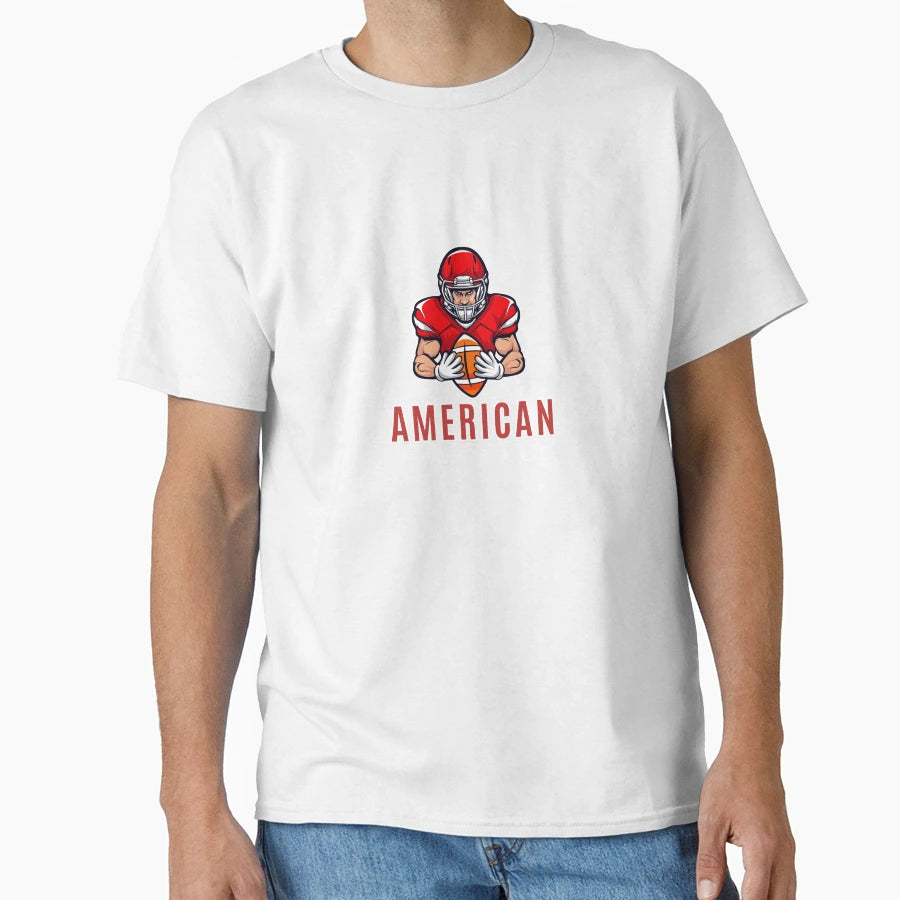 American Football T-Shirt - Custom Art Print Men Women - T-Shirt, Sweatshirt, Hoodie