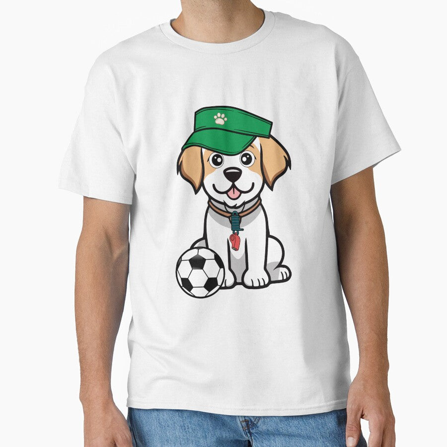 Soccer Player Happy dog by Pet Station - Adult & Kids T-Shirts, Sweatshirts & Hoodies apparel design preview 1