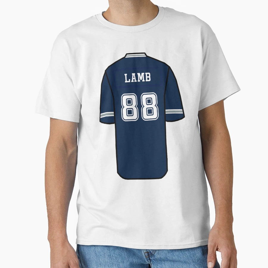 Lamb Jersey T-Shirt - Aesthetic Graphic Unisex - T-Shirt, Sweatshirt, Hoodie
