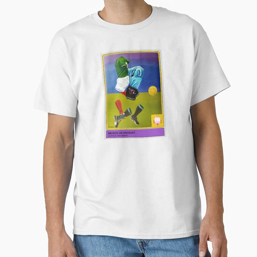Mexico Vs Uruguay T-Shirt - Custom Art Print Unisex - T-Shirt, Sweatshirt, Hoodie