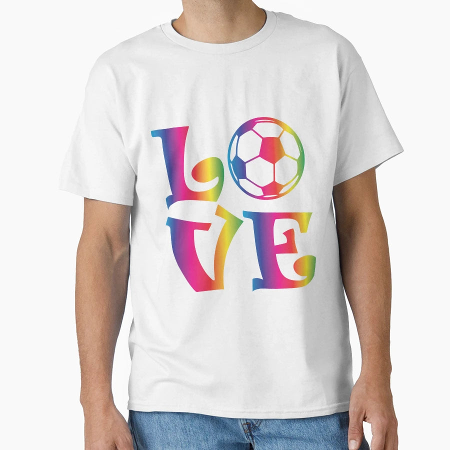 Love Soccer T-Shirt - Aesthetic Graphic for Adults - T-Shirt, Sweatshirt, Hoodie