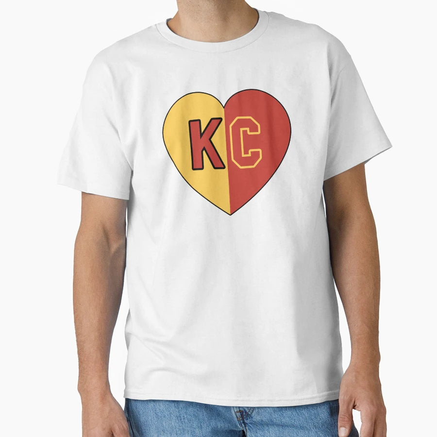 I Love Kansas City Kc Heart T-Shirt - Minimalist Print Unisex - T-Shirt, Sweatshirt, Hoodie