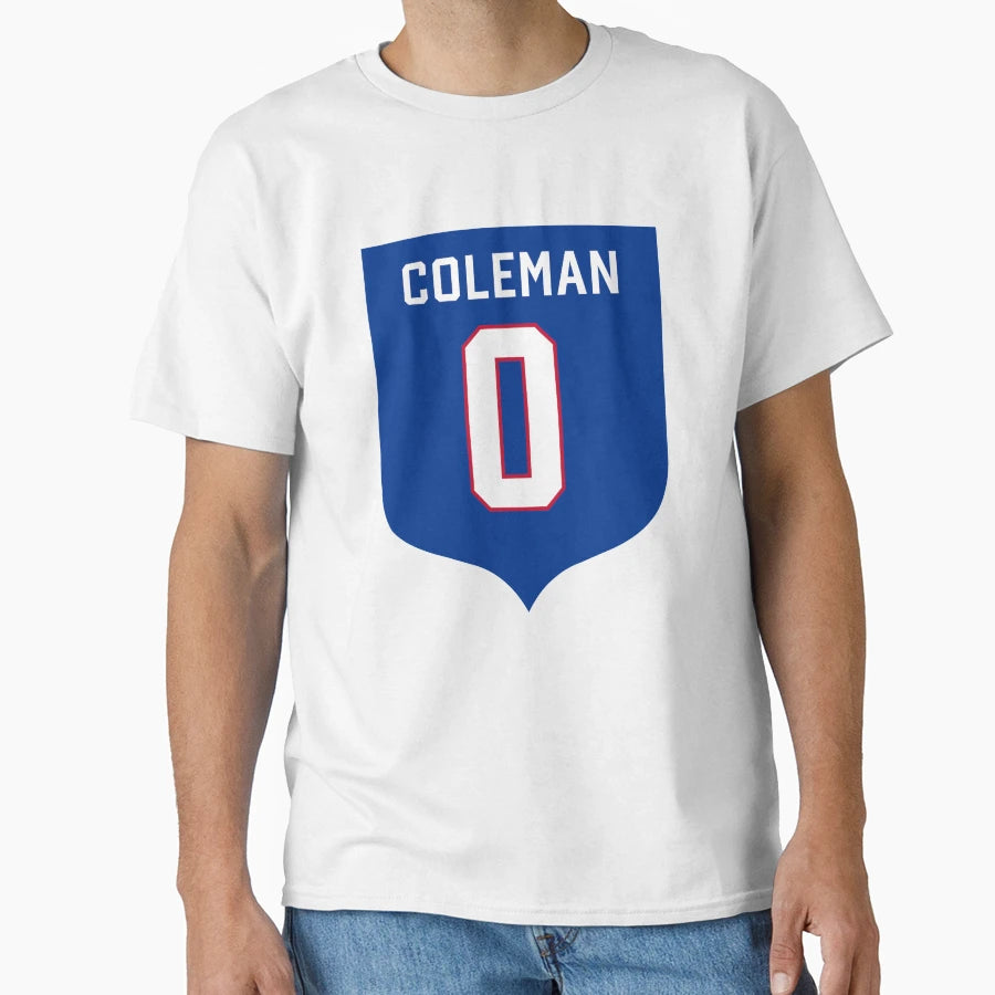 Keon Coleman 0 Emblem T-Shirt - Unique Graphic Unisex - T-Shirt, Sweatshirt, Hoodie