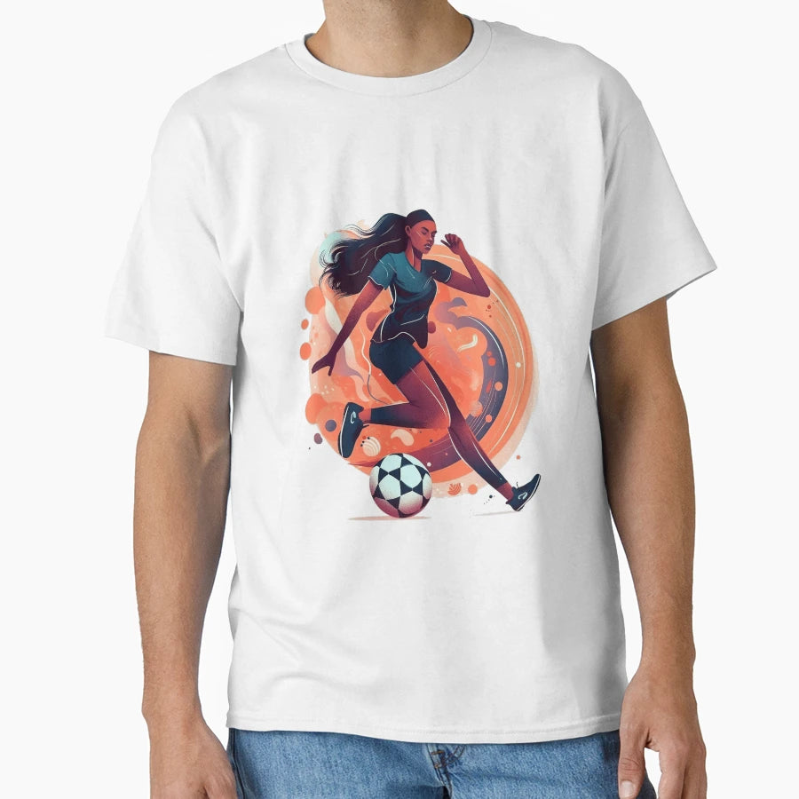 Soccer Player 2 T-Shirt - Aesthetic Graphic Men Women - T-Shirt, Sweatshirt, Hoodie