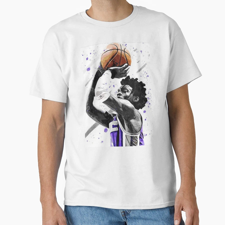De Aaron Fox Illustration T-Shirt - Aesthetic Graphic Men Women - T-Shirt, Sweatshirt, Hoodie