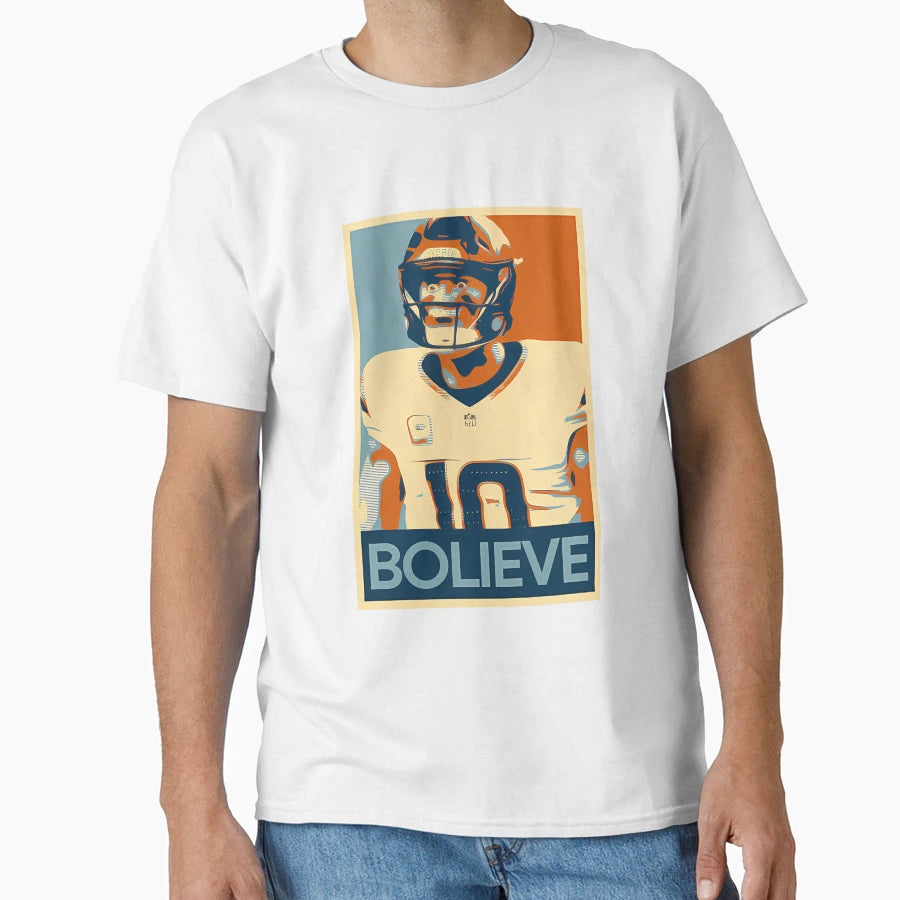 Bo Nix Bolieve Denver Broncos Nfl T-Shirt - Graphic Print for Adults - T-Shirt, Sweatshirt, Hoodie