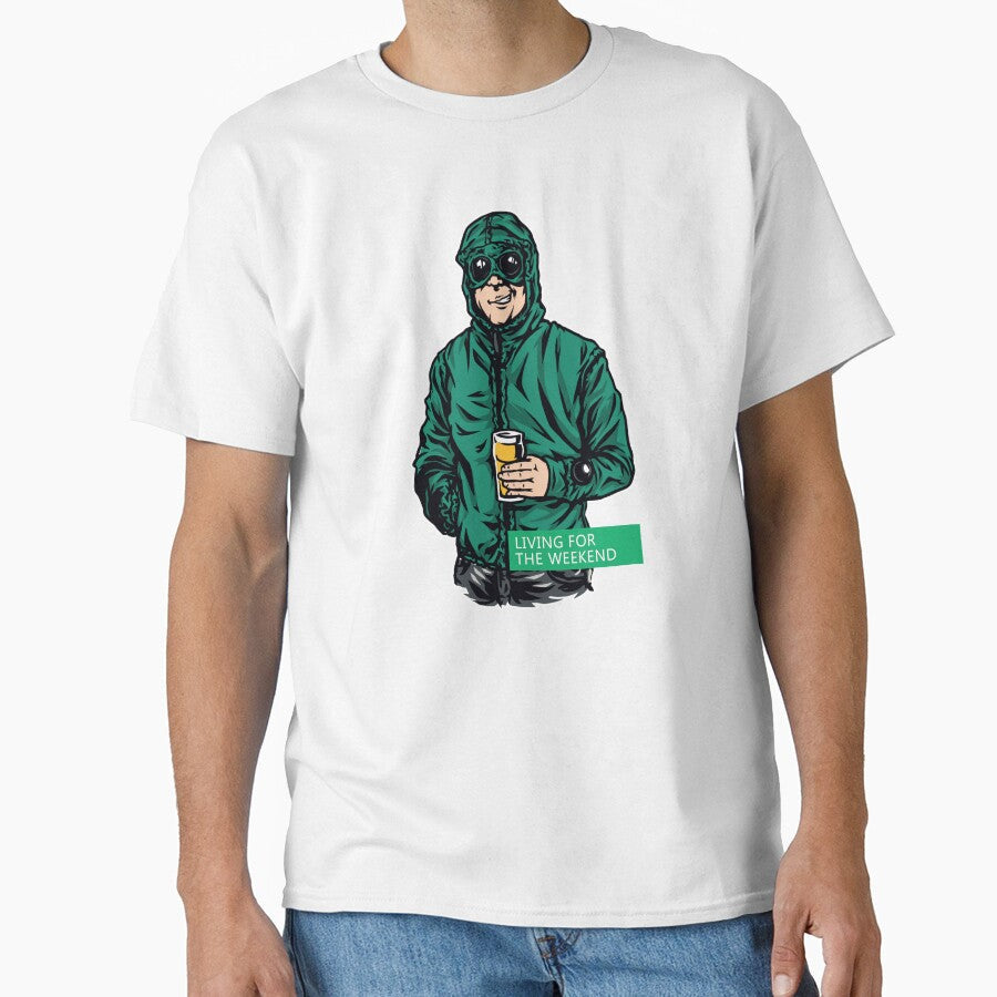 Living For The Weekend GREEN by casualsofficial - Adult & Kids T-Shirts, Sweatshirts & Hoodies apparel design preview 1