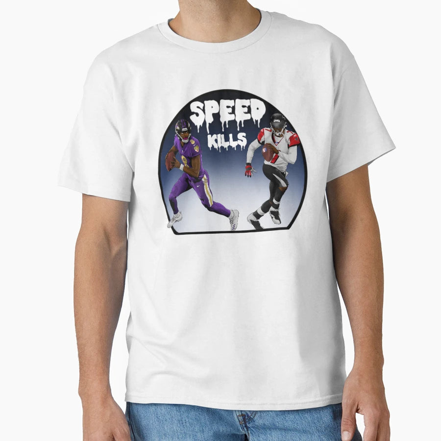 LJ Micheal Vick Speed Kills T-Shirt - Unique Graphic Unisex - T-Shirt, Sweatshirt, Hoodie