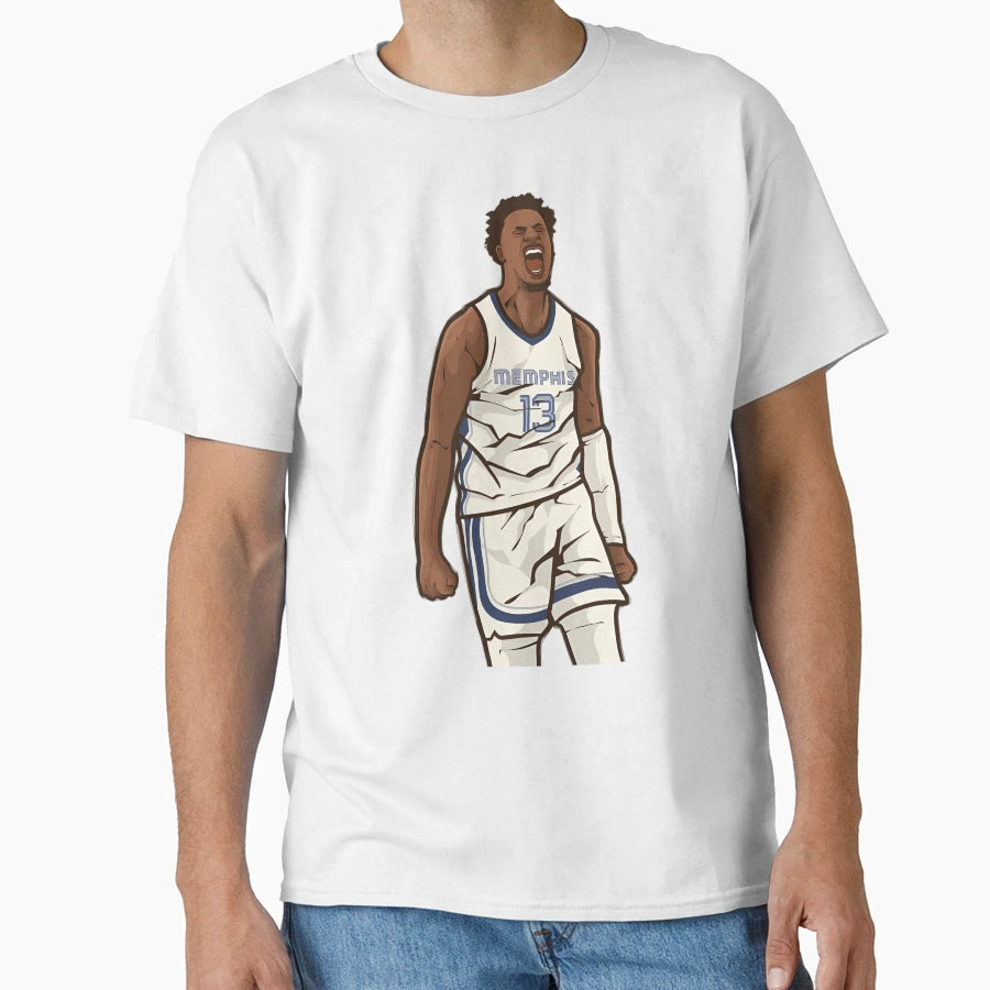 Jaren Jackson Jr Celebration Cartoon T-Shirt - Graphic Print for Adults - T-Shirt, Sweatshirt, Hoodie