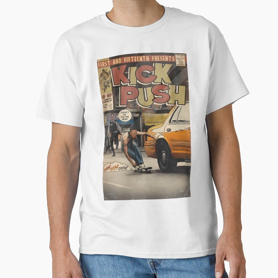 Food Liquor Album Kick, Push Lyrics by fotsodineiah - Adult & Kids T-Shirts, Sweatshirts & Hoodies apparel design preview 1