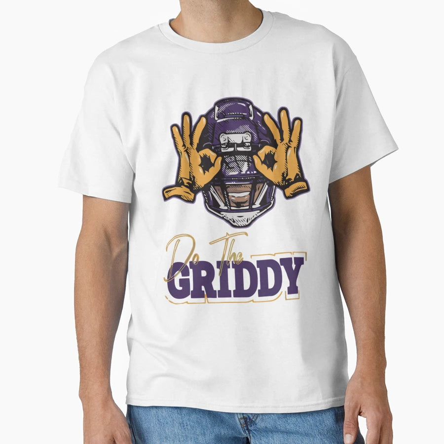 Griddy Duo T-Shirt - Minimalist Print Unisex - T-Shirt, Sweatshirt, Hoodie