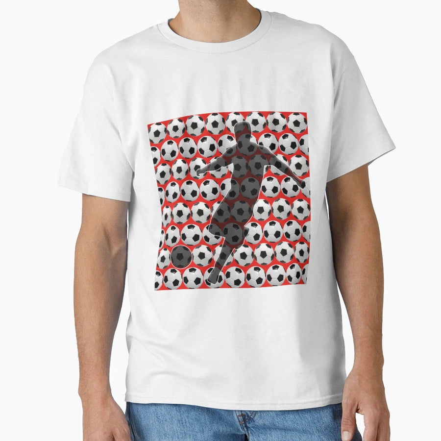 Football 4 U Red Version 2 T-Shirt - Aesthetic Graphic Unisex - T-Shirt, Sweatshirt, Hoodie