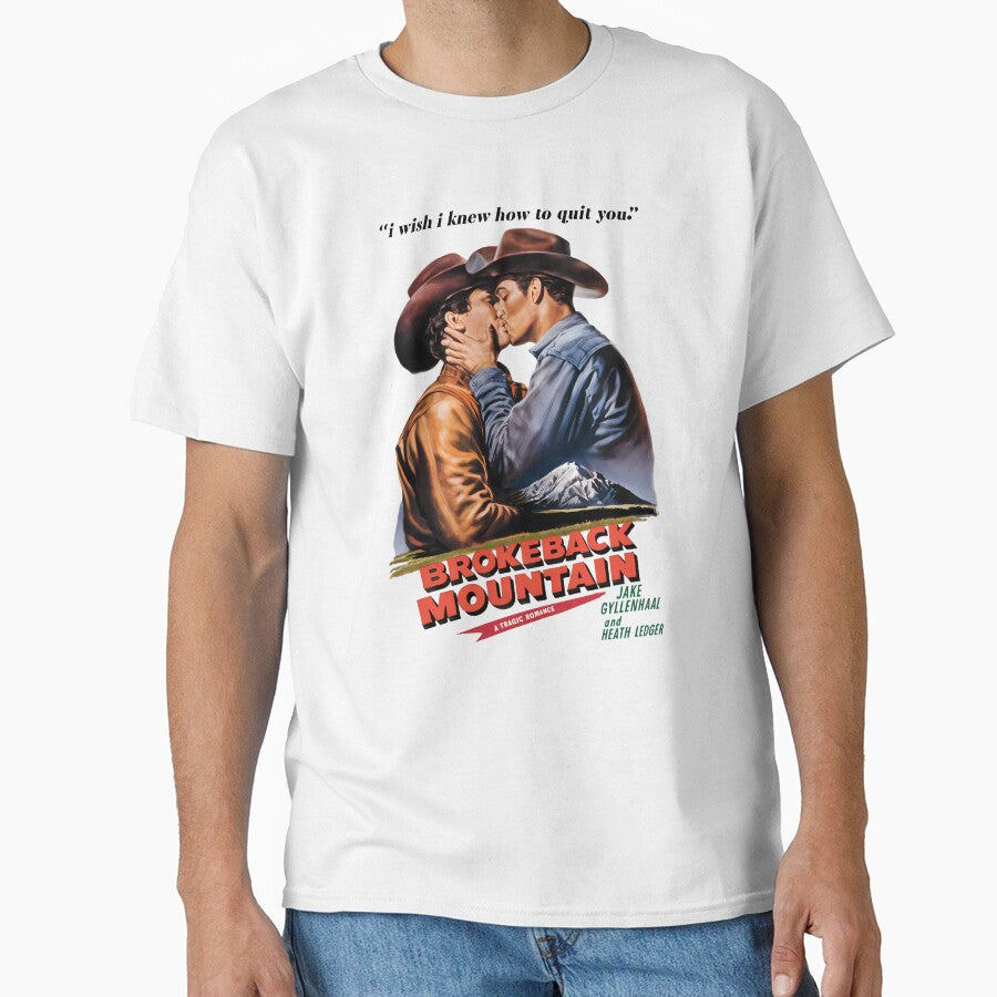 Brokeback Mountain Poster I Wish Knew How To Quit You - Adult & Kids T-Shirts, Sweatshirts & Hoodies apparel design preview 1