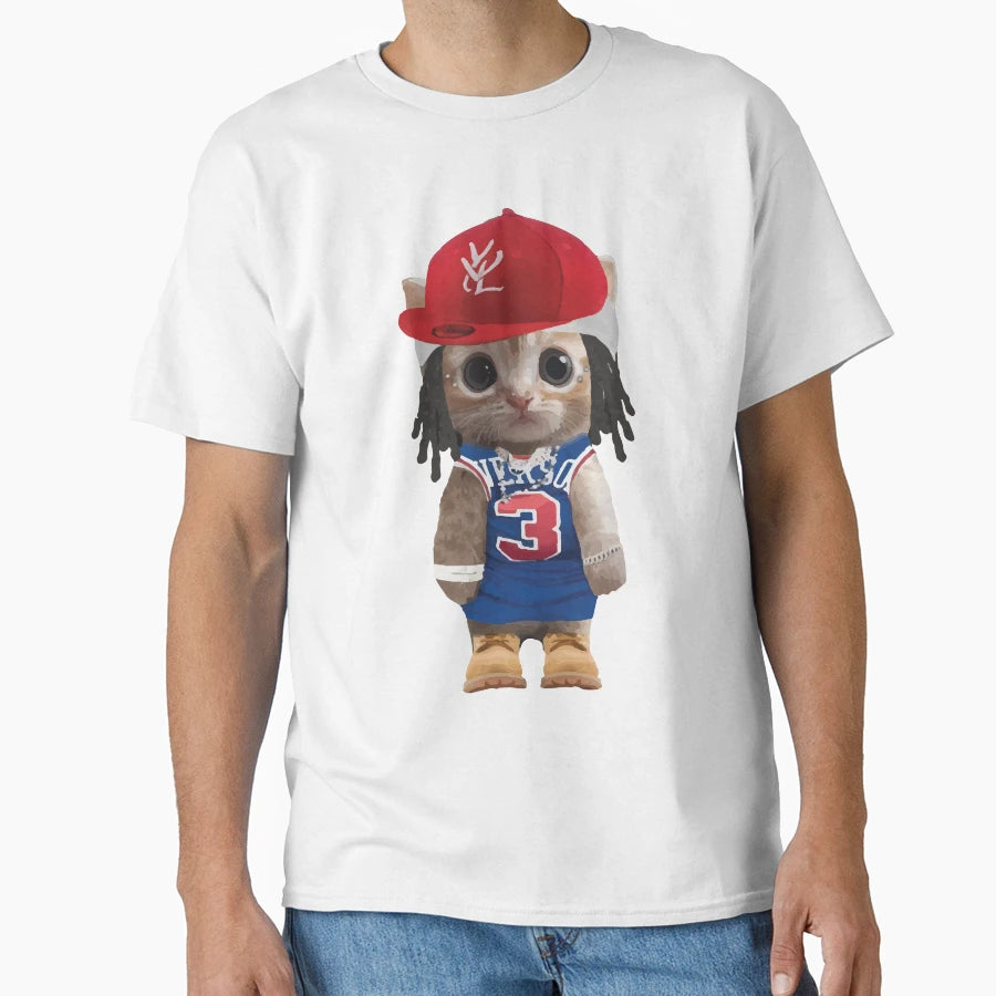 Playboi Carti Cat Illustration T-Shirt - Graphic Print Unisex - T-Shirt, Sweatshirt, Hoodie